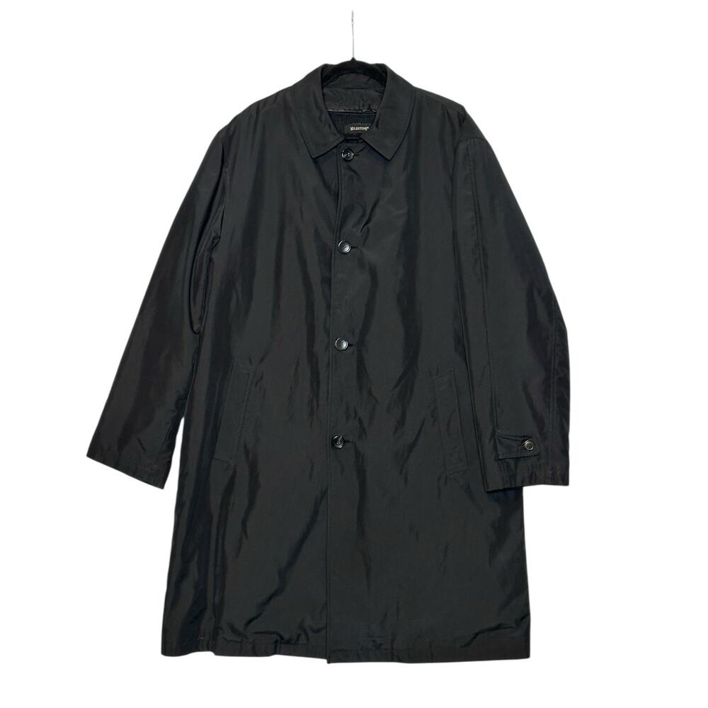Milestone vintage black trench coat size 56 - XL
